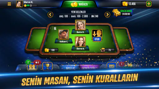 Tekel Okey - Online Çanak Okey screenshot