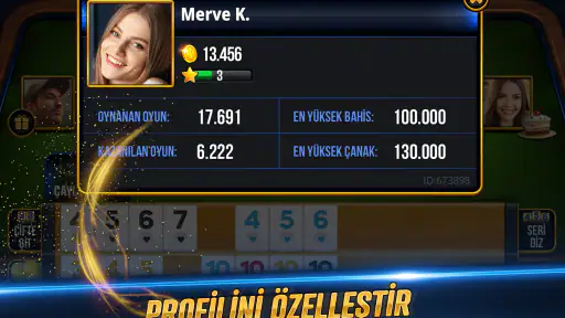 Tekel Okey - Online Çanak Okey screenshot