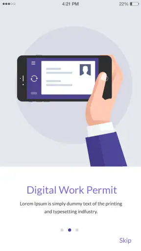 Thailand Digital Work Permit screenshot