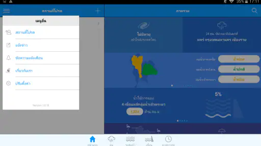ThaiWater  รู้น้ำ รู้อากาศ screenshot