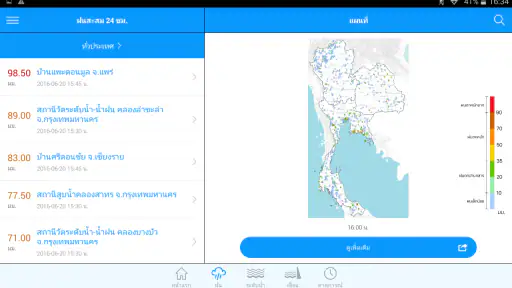 ThaiWater  รู้น้ำ รู้อากาศ screenshot