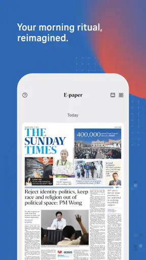The Straits Times screenshot
