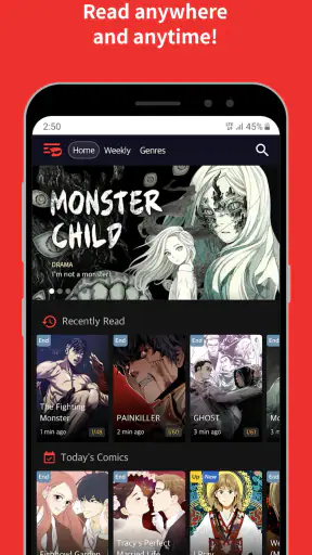 Toomics – เว็บตูนพรีเมียม screenshot