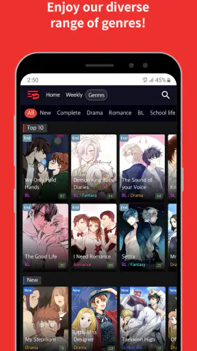 Toomics – เว็บตูนพรีเมียม screenshot