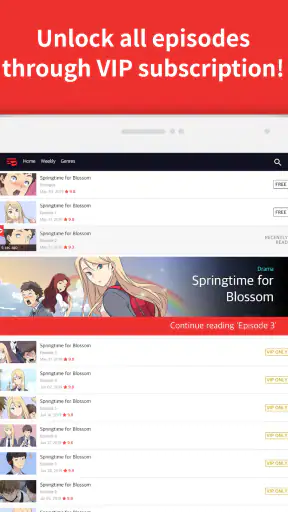 Toomics – เว็บตูนพรีเมียม screenshot