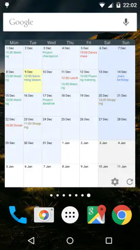 Touch Calendar F screenshot