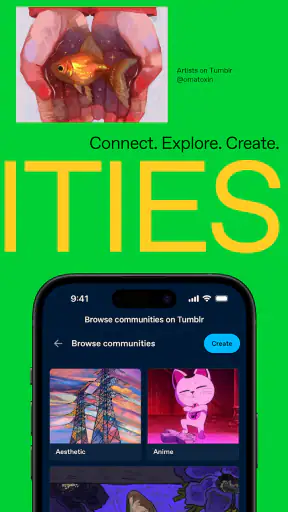 Tumblr: Social Media & Art screenshot