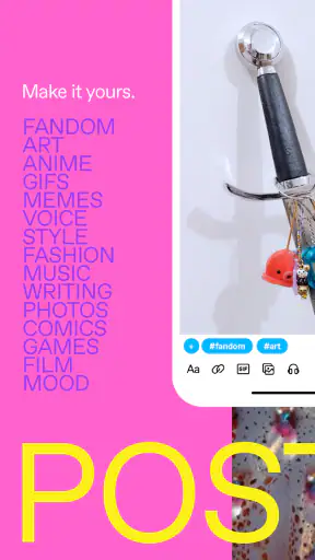Tumblr: Social Media & Art screenshot