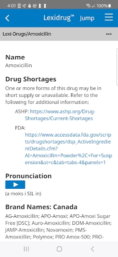 Uptodate Lexidrug screenshot