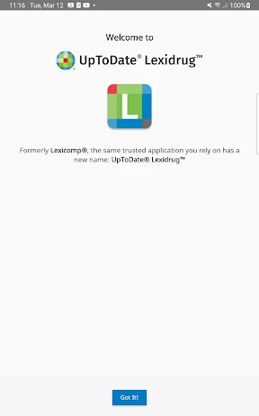 Uptodate Lexidrug screenshot