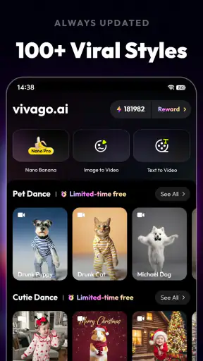 vivago.ai: วิดีโอ AI เอฟเฟกต์ screenshot