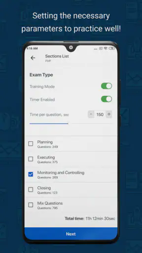 Vumingo Exam Testing Engine screenshot