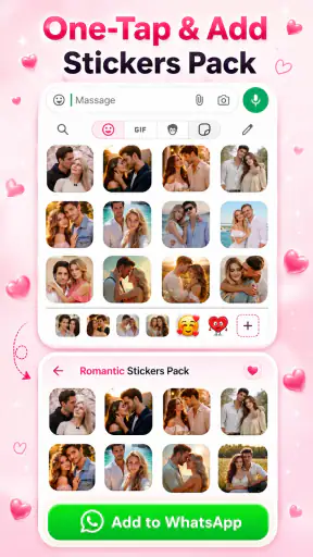 WASticker: Romantic stickers screenshot