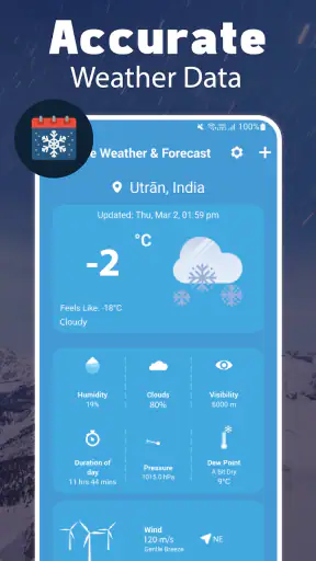 Weather & AQI Air Quality App screenshot