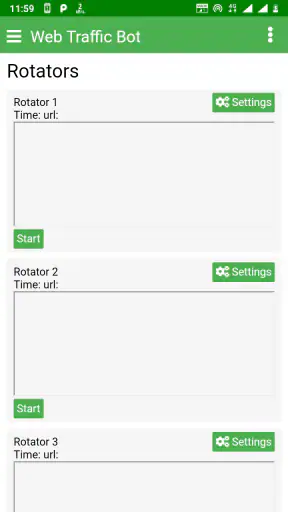 Web Traffic Bot screenshot