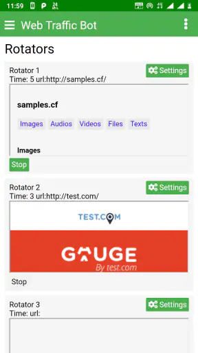 Web Traffic Bot screenshot