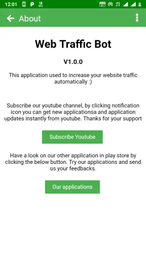 Web Traffic Bot screenshot