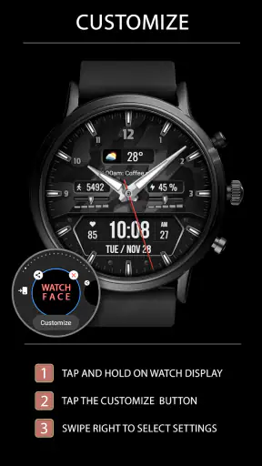 WFP 160 Classic watch face screenshot