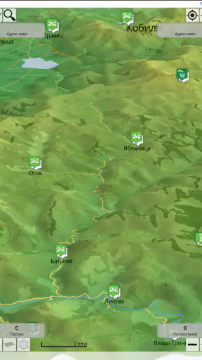 WildMaps - offline navigation screenshot