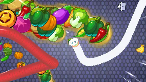 Worms Merge: เกมโซนงู io screenshot
