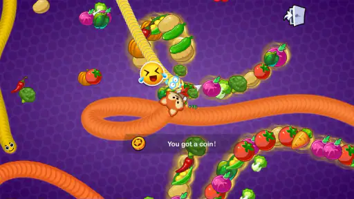 Worms Merge: เกมโซนงู io screenshot