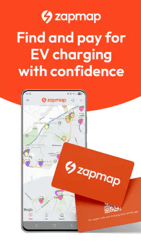 Zapmap: EV charging points map screenshot