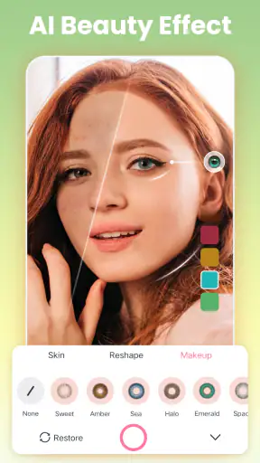 กล้องความงาม - เซลฟี่,แต่งหน้า screenshot