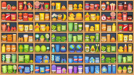การจัดเรียงสินค้า-เกมจับคู่สาม screenshot