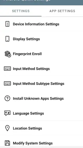 การตั้งค่าด่วนของ Android screenshot