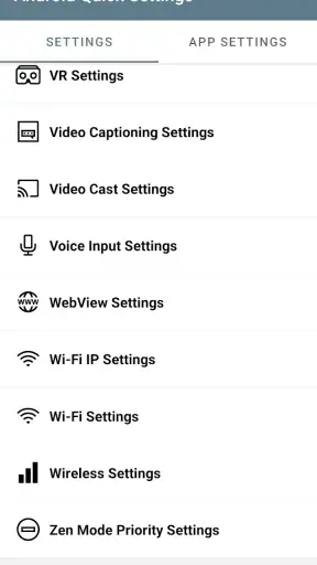 การตั้งค่าด่วนของ Android screenshot