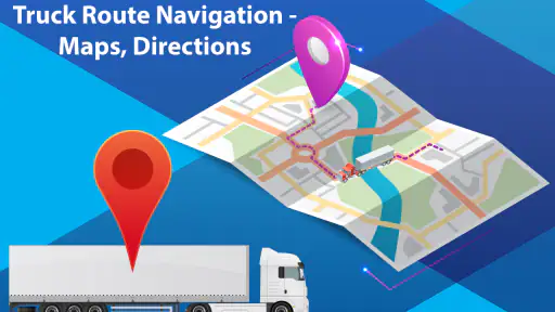 การนำทางเส้นทางรถบรรทุก - แผนท screenshot