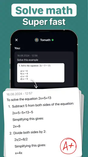 ช่วยทำการบ้าน - To Math AI screenshot