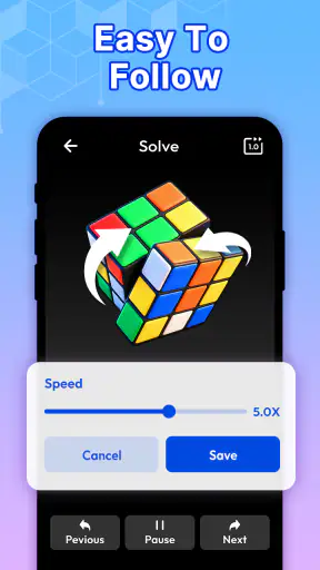 ตัวแก้ลูกบาศก์: เกมลูกบาศก์ screenshot