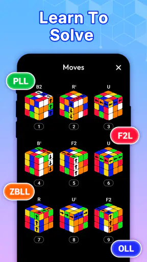 ตัวแก้ลูกบาศก์: เกมลูกบาศก์ screenshot