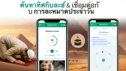 ทิศทางกิบละห์: เวลาละหมาด screenshot