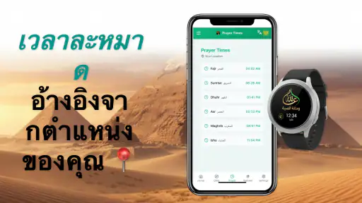 ทิศทางกิบละห์: เวลาละหมาด screenshot