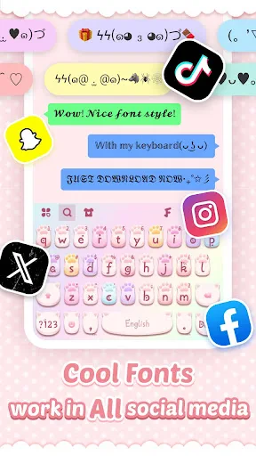 ธีม Pink Cute Hippo screenshot