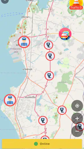 TrafficD Lite จราจร ด่าน รถติด screenshot