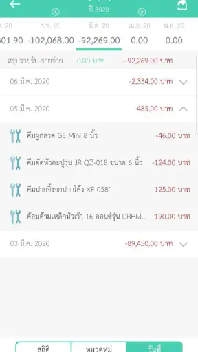 มีตังค์ (บันทึกรายรับ-รายจ่าย) screenshot
