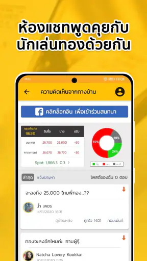ราคาทองวันนี้ - SiamGold screenshot