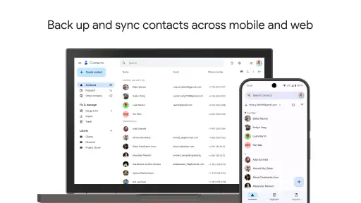รายชื่อติดต่อ screenshot
