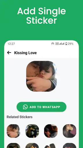 สติ๊กเกอร์ความรัก - WASticker screenshot
