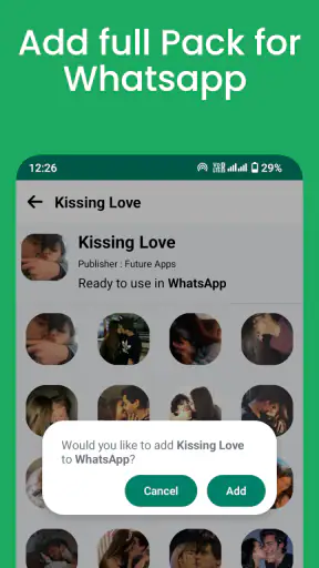 สติ๊กเกอร์ความรัก - WASticker screenshot