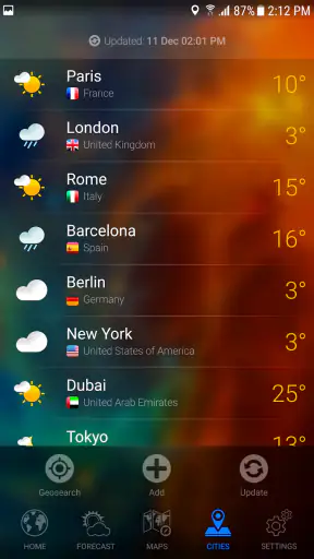 สภาพอากาศตอนนี้ screenshot