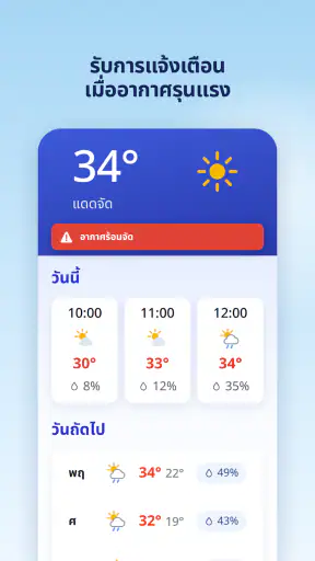 อากาศและเรดาร์ฝน screenshot