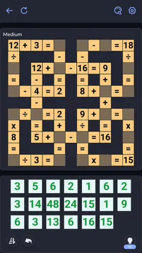 เกมปริศนาคณิตศาสตร์ - ครอสมาธิ screenshot