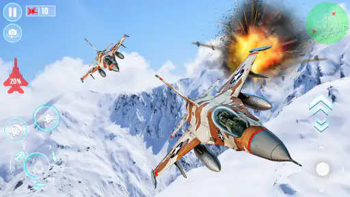 เกมเครื่องบินขับไล่ไอพ่นสงคราม screenshot