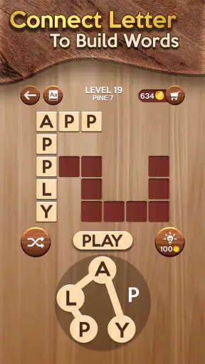 เกมเชื่อมต่อ Woody Cross® Word screenshot