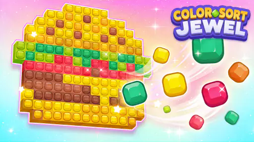 เกมแยกสีเพชร: Jewel Color Sort screenshot