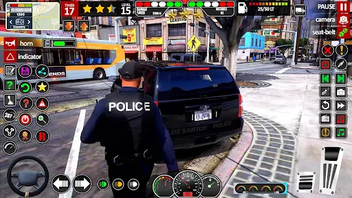 เกมไล่ล่ารถตำรวจ 3 มิติ screenshot